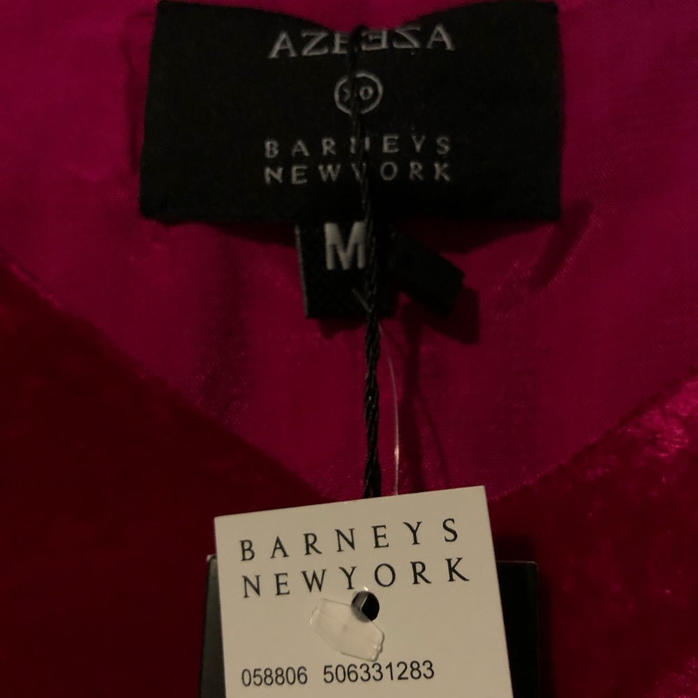 ❌SOLD❌NWT AZEEZA Silk Velvet Olivia Dress - Picture 9 of 13